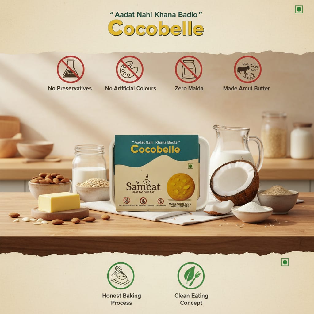 Cocobelle - Coconut Almond Crunch Cookies (Refined Sugar-Free)