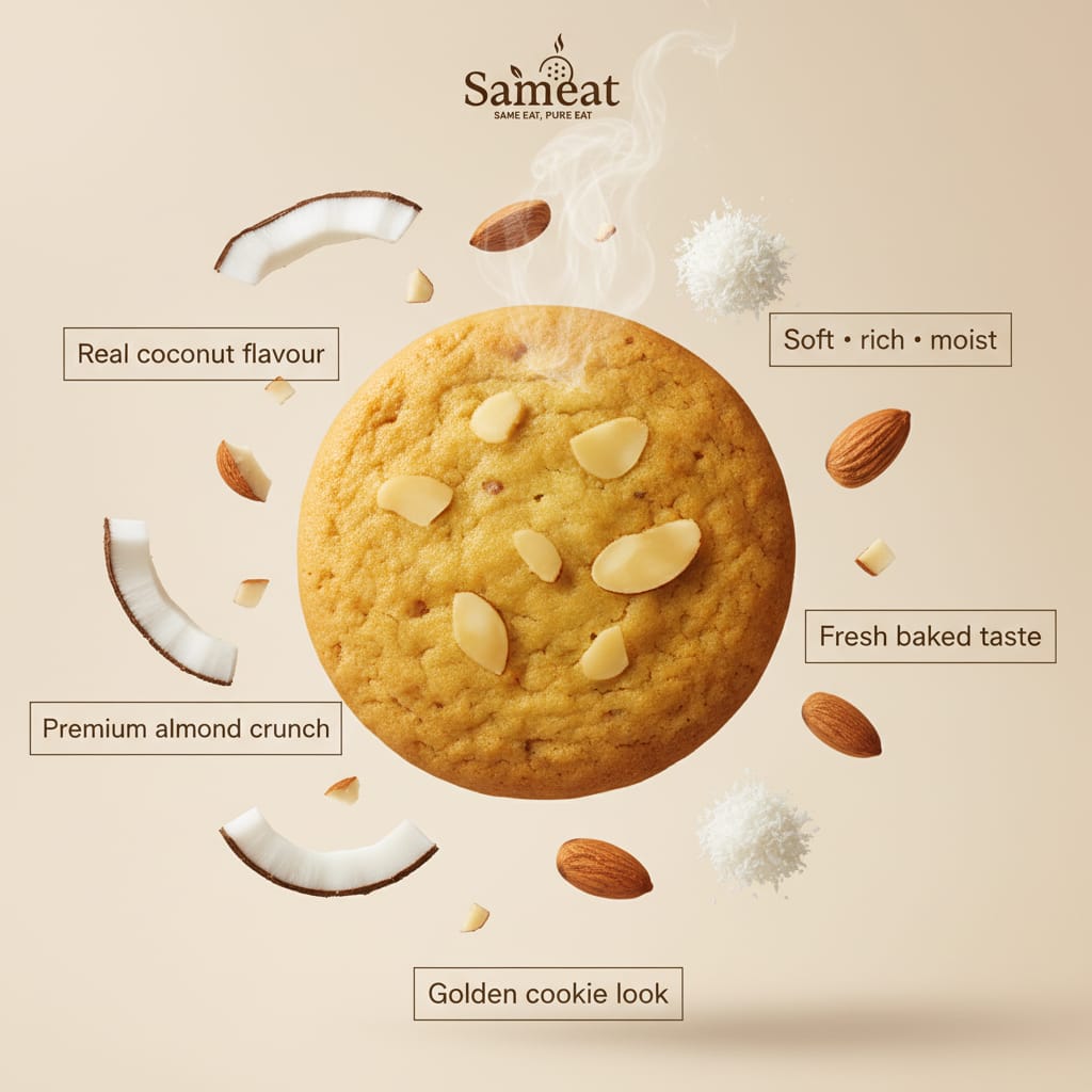 Cocobelle - Coconut Almond Crunch Cookies (Refined Sugar-Free)