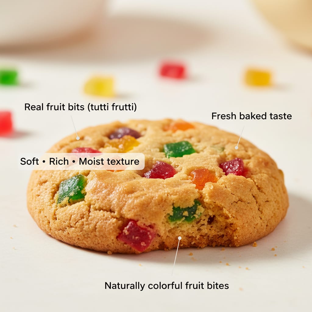 Fruttiva - Classic Tutti Frutti Butter Cookies (Clean Label)