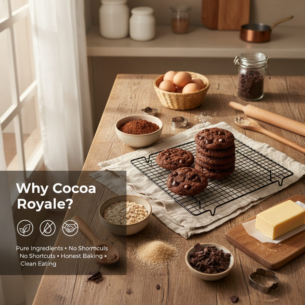 Cocoa Royale - Double Chocolate Premium Butter Cookies
