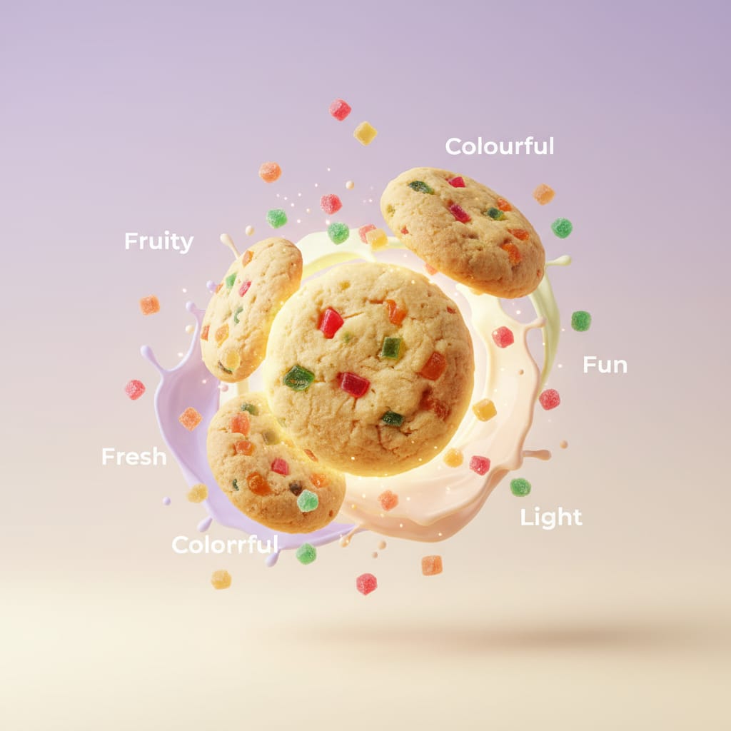 Fruttiva - Classic Tutti Frutti Butter Cookies (Clean Label)
