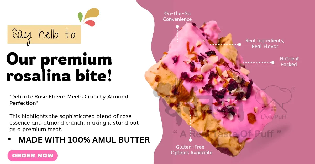 Rosalina Bites – Rose Almond Cookies (No Maida, Gluten-Free)