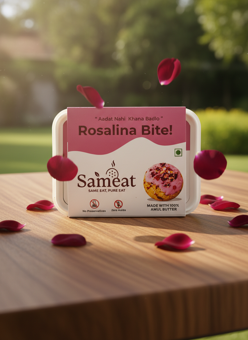 Rosalina Bites (Rose Almond Cookies)