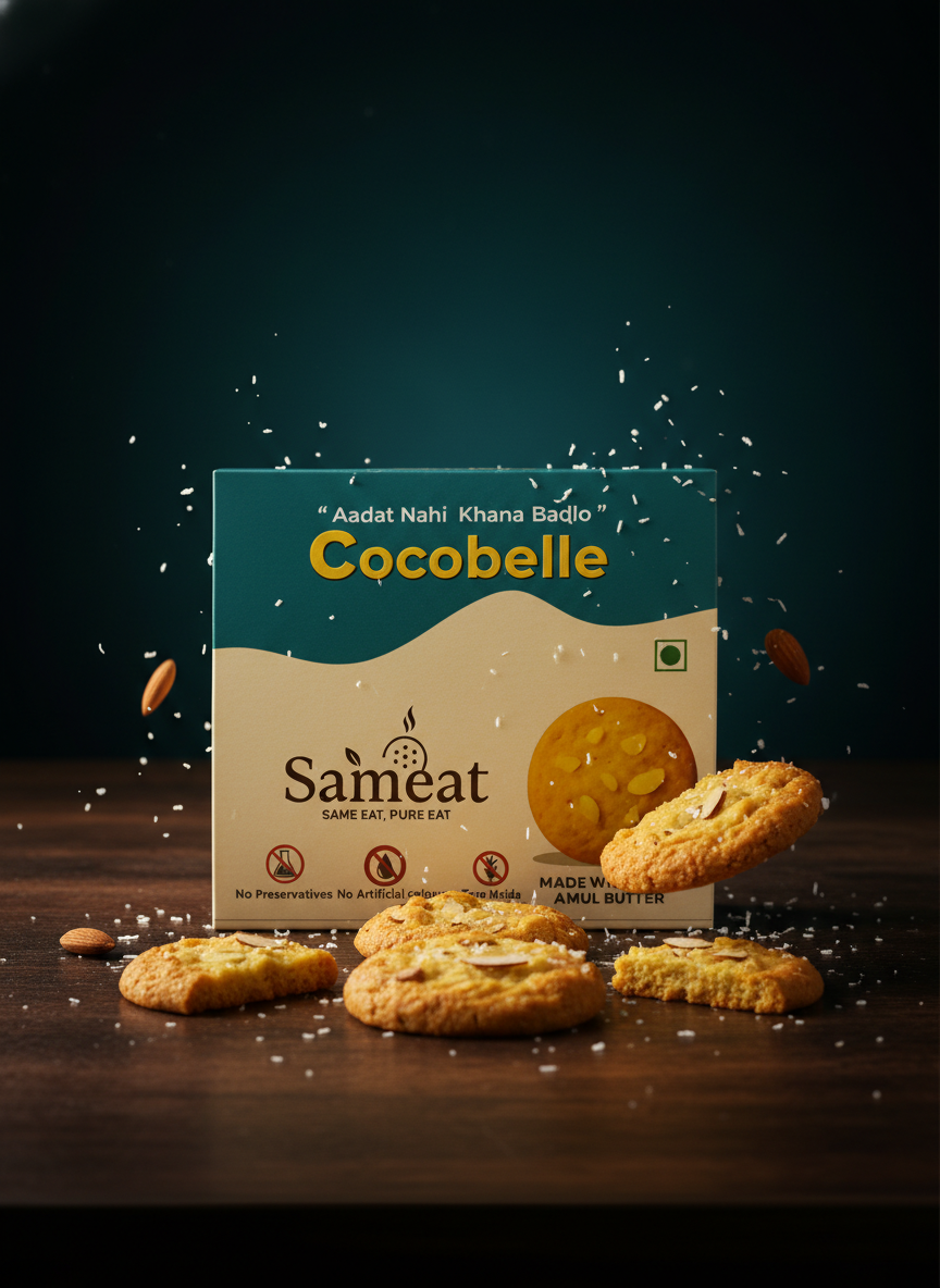 Cocobelle - Coconut Almond Crunch Cookies (Refined Sugar-Free)