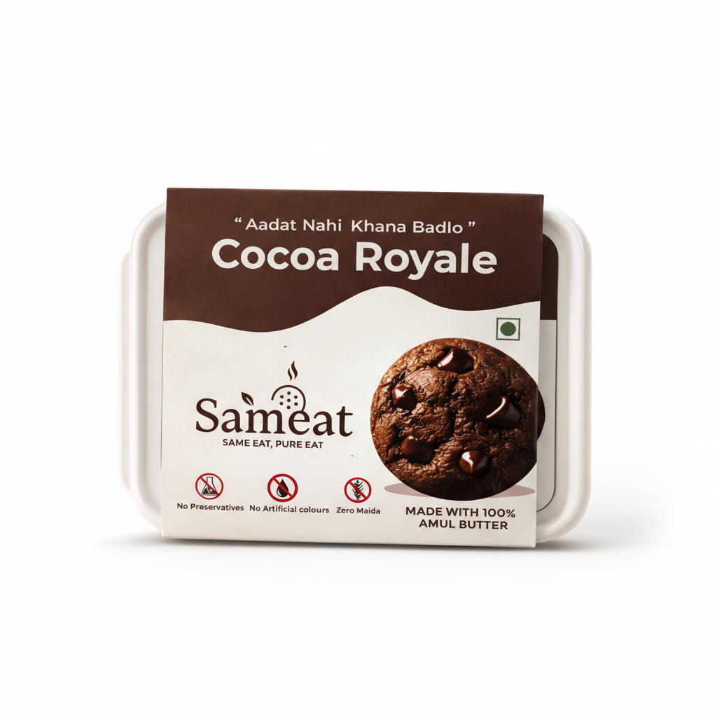 Cocoa Royale - The Pure Chocolate Cashew Cookies