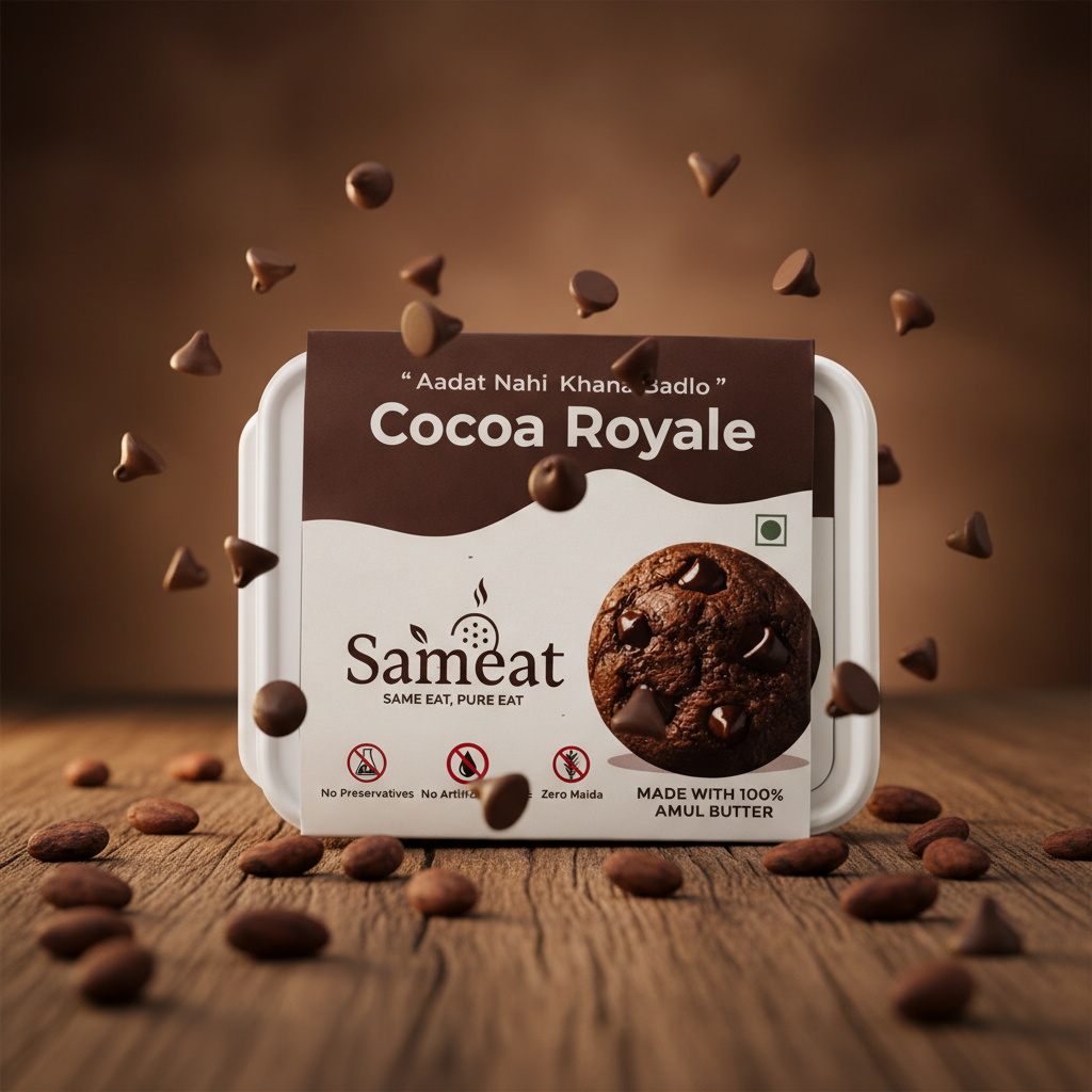 Cocoa Royale - The Pure Chocolate Cashew Cookies